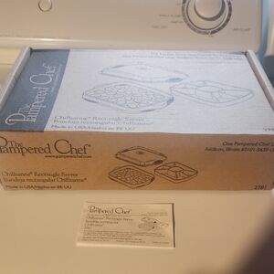 Pamperesd Chef CHILLZANNE Rectangle Server.Preloved.In Original Box.